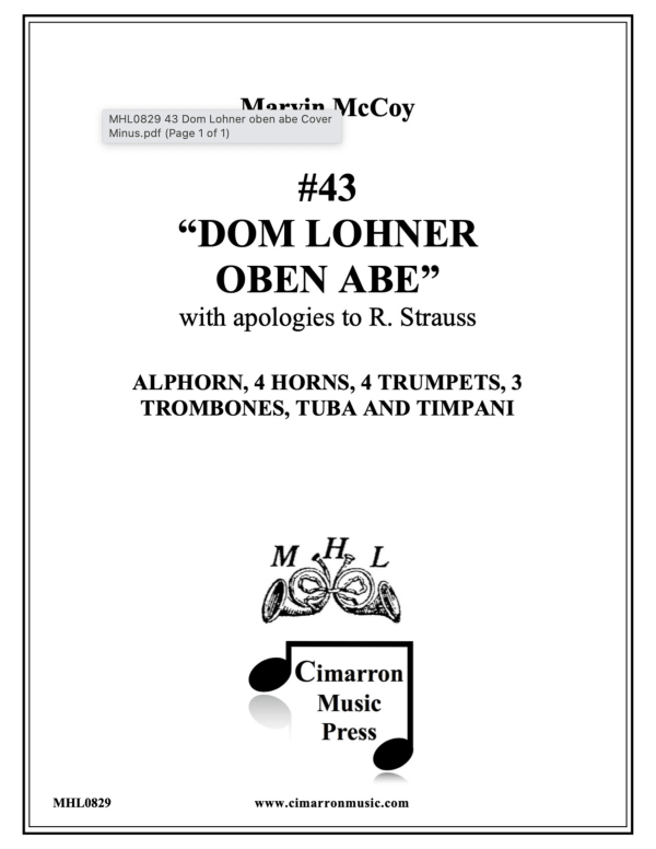 Produktbild zu: Dom Lohner Oben AbeMarvin McCoy