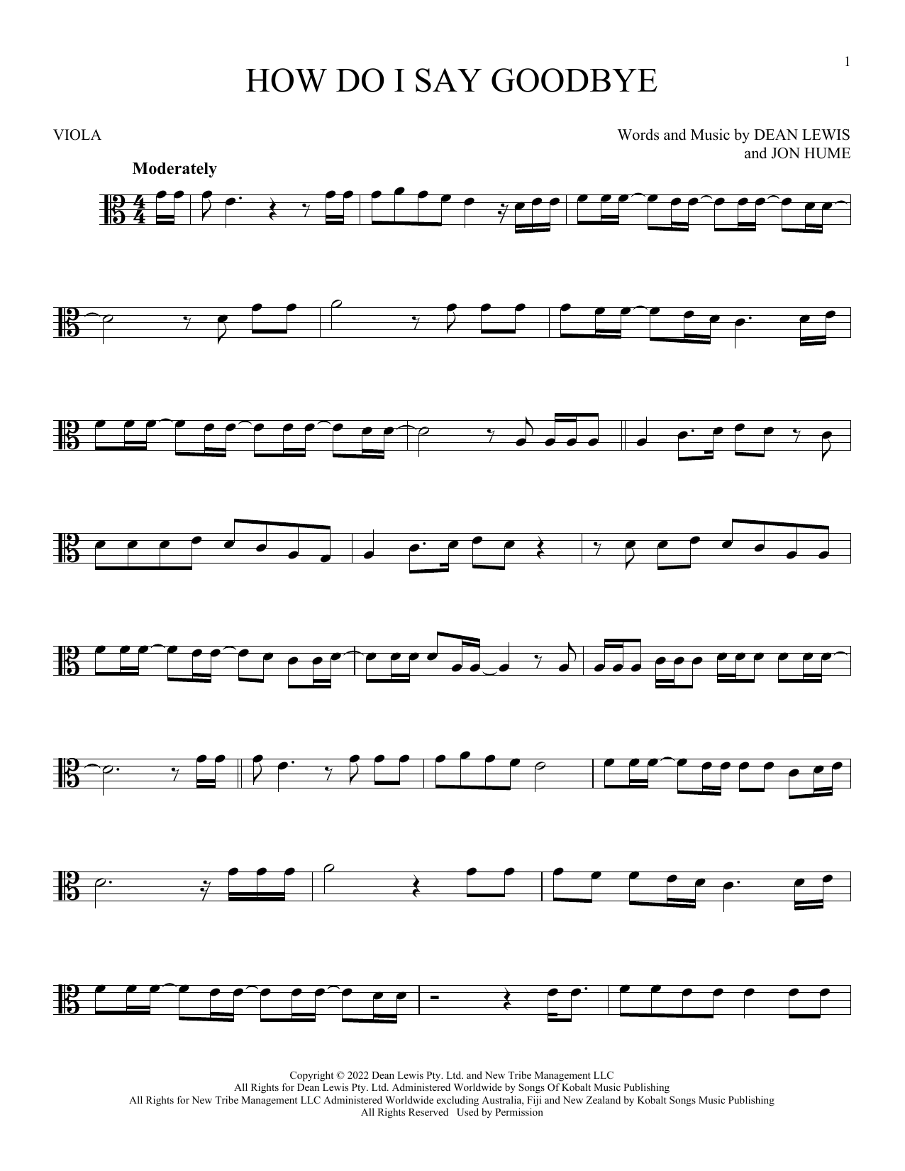 Product gallery: Page 1 of 1 How Do I Say Goodbye, Dean Lewis