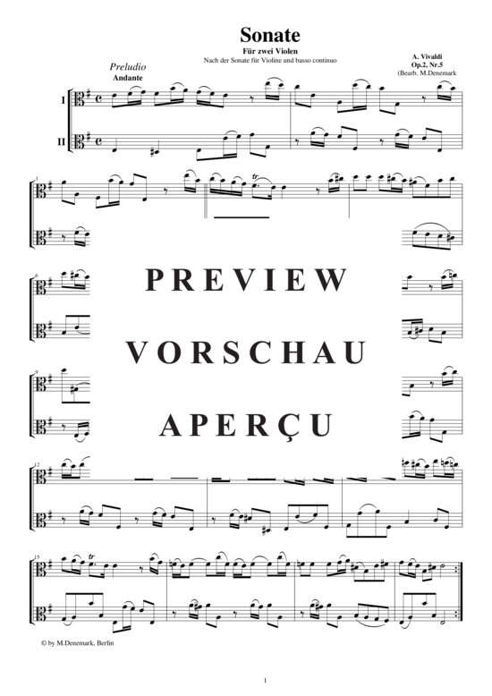 Product gallery: Page 2 of 5 Sonate für zwei Bratschen op.2 Nr.5, , 