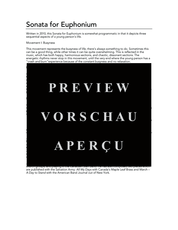 Product gallery: Page 4 of 11 Concerto, , (euphonium and piano)