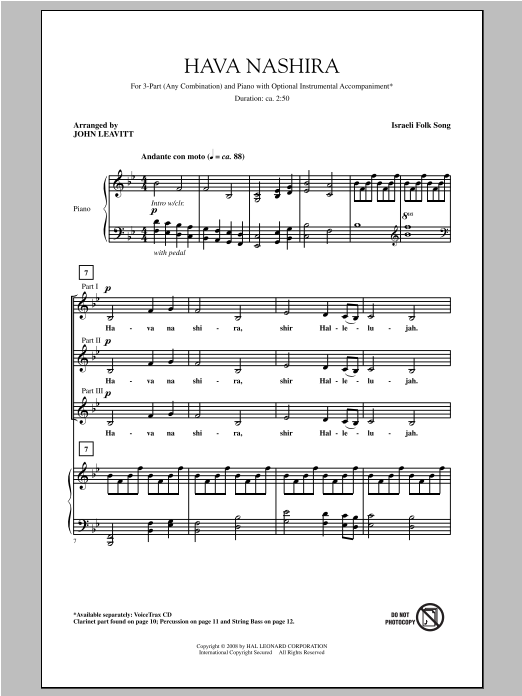 Produktbild zu: Hava Nashira