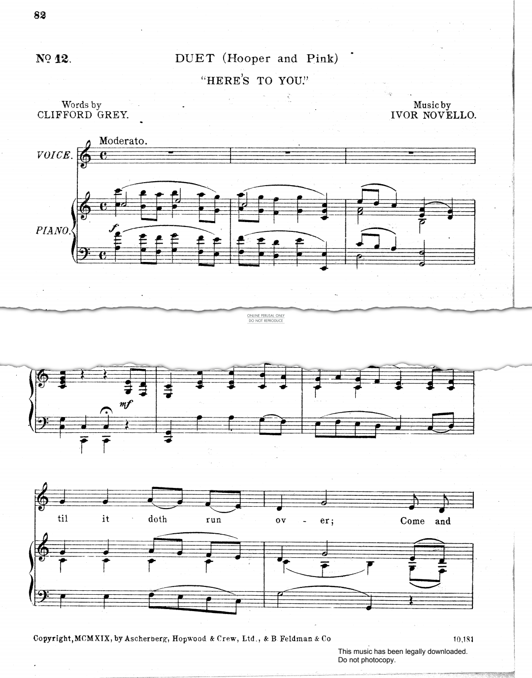 Produktbild zu: Here's To You (from 'Who's Hooper?')