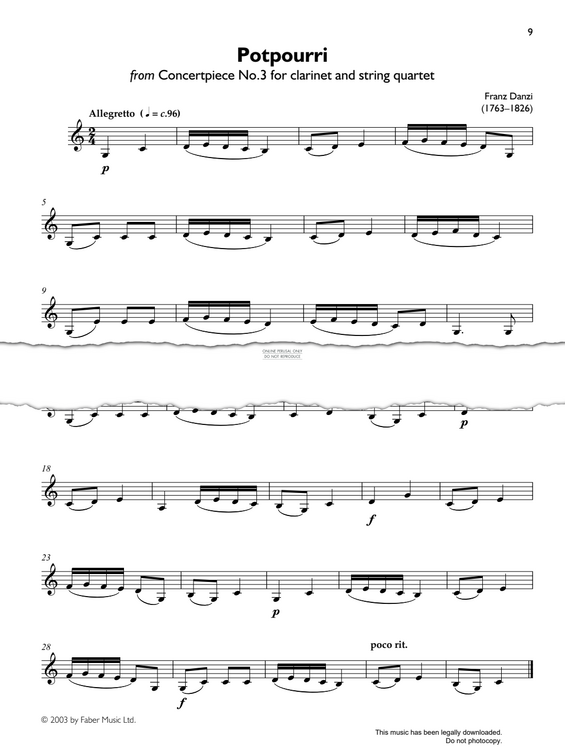 Product gallery: Page 1 of 1 Potpourri, Franz Danzi