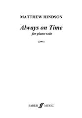 cover: Always On Time, Matthew Hindson