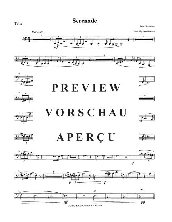 Product gallery: Page 9 of 9 Serenade , , (tuba + piano)
