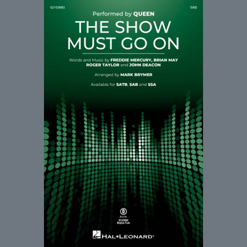 Product picture to: The Show Must Go On (arr. Mark Brymer)