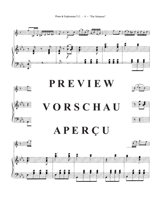 Product gallery: Page 13 of 21 The Volunteer , , (euphonium/cornet in Bb + piano)