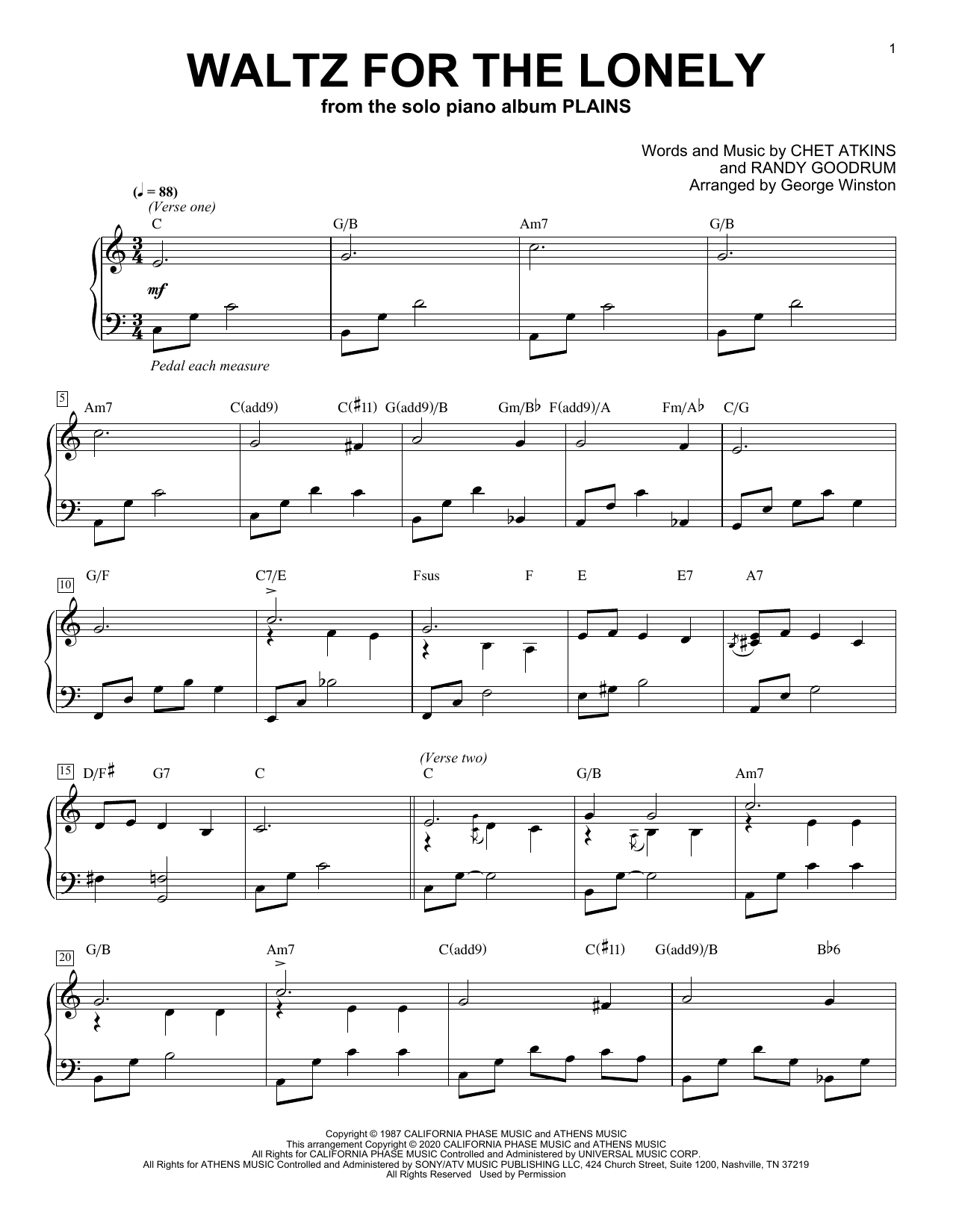 Produktbild zu: Waltz For The Lonely