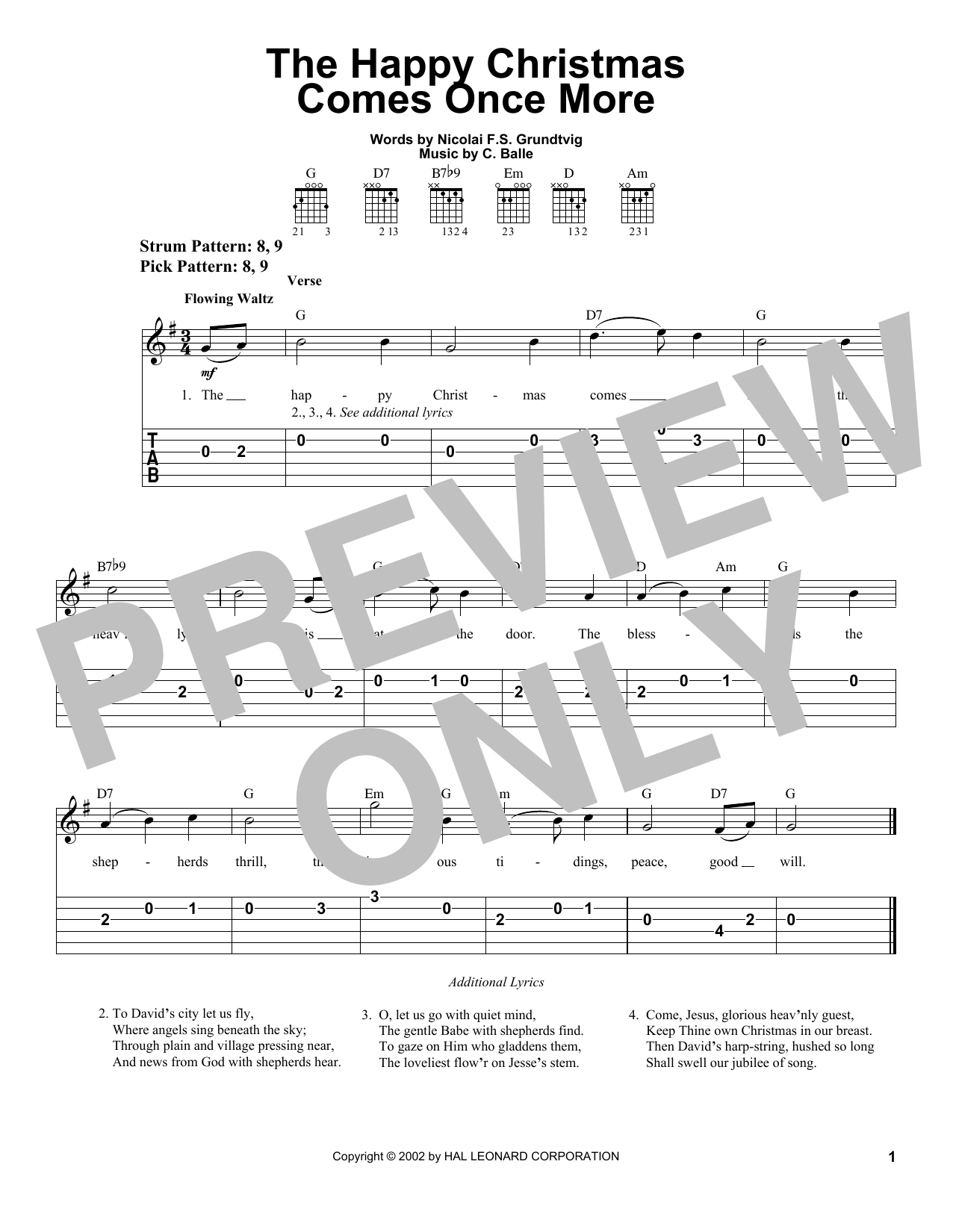 Product gallery: Page 1 of 1 The Happy Christmas Comes Once More, Nicolai F.S. Grundtvig