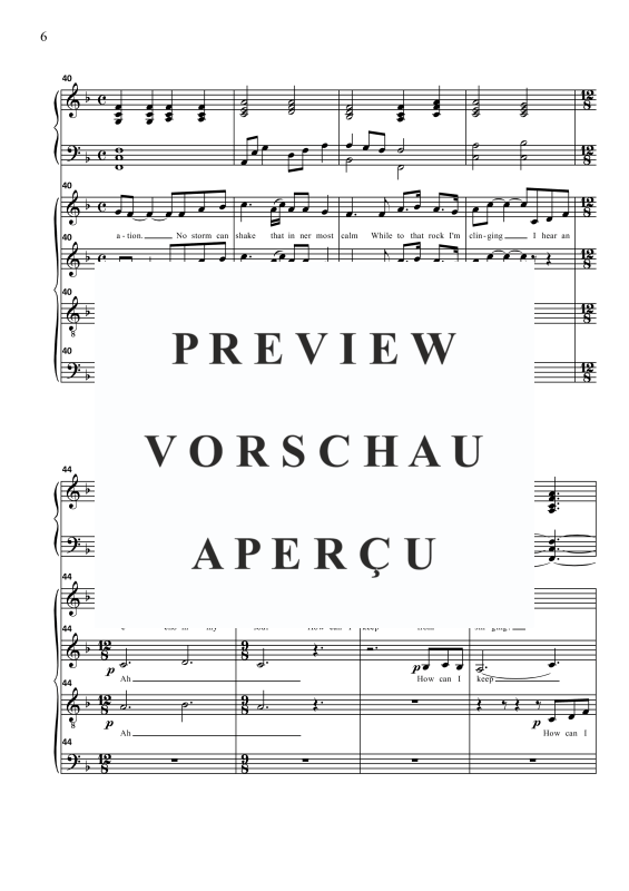 Produktgalerie: Seite 7 von 8 How can I keep from singing, , Gemischter Chor und Klavier