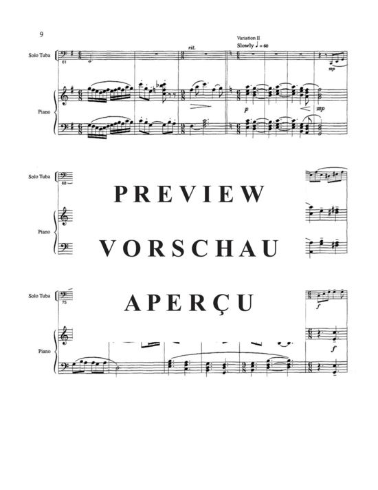 Produktgalerie: Seite 14 von 21 Suite No. 3 , , (Tuba + Klavier)