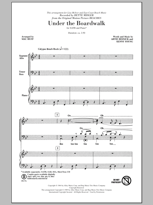 Produktgalerie: Seite 1 von 1 Under The Boardwalk, Mac Huff, Chor