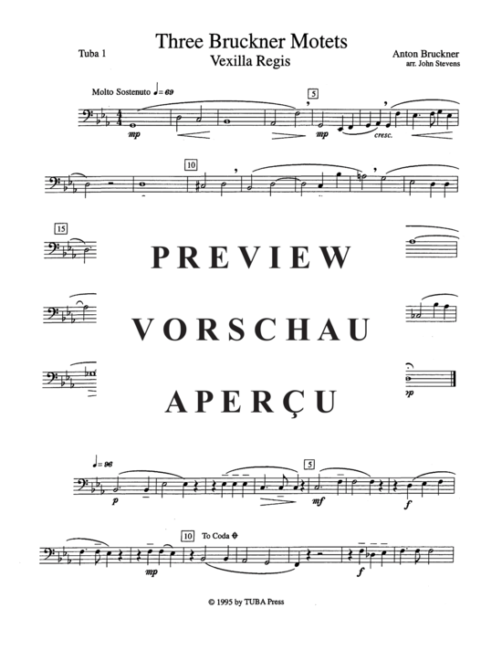 Product gallery: Page 17 of 20 Three Bruckner Motets , , (Tuba Quartett EETT)