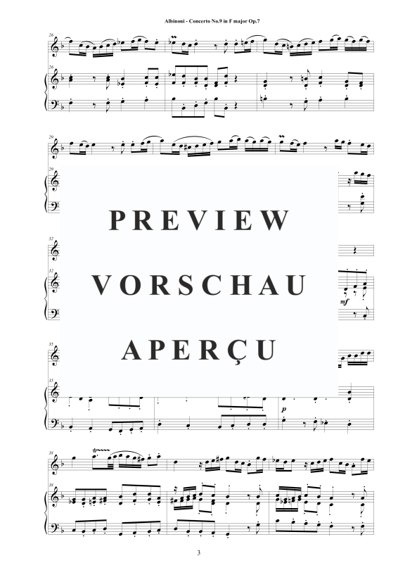 Product gallery: Page 4 of 11 Oboe Concerto No.9 in F-Dur Op.7, , Oboe and Piano/Harpsichord