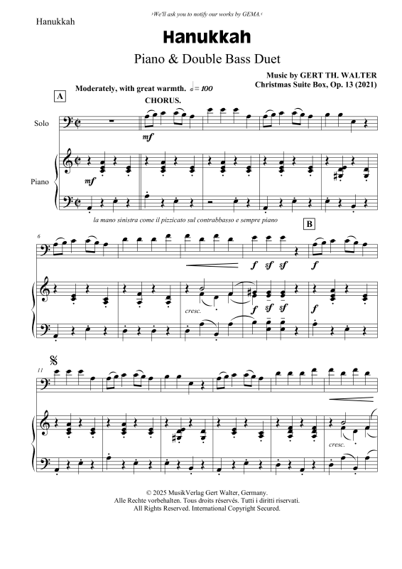 Produktbild zu: HanukkahGert Th. Walter