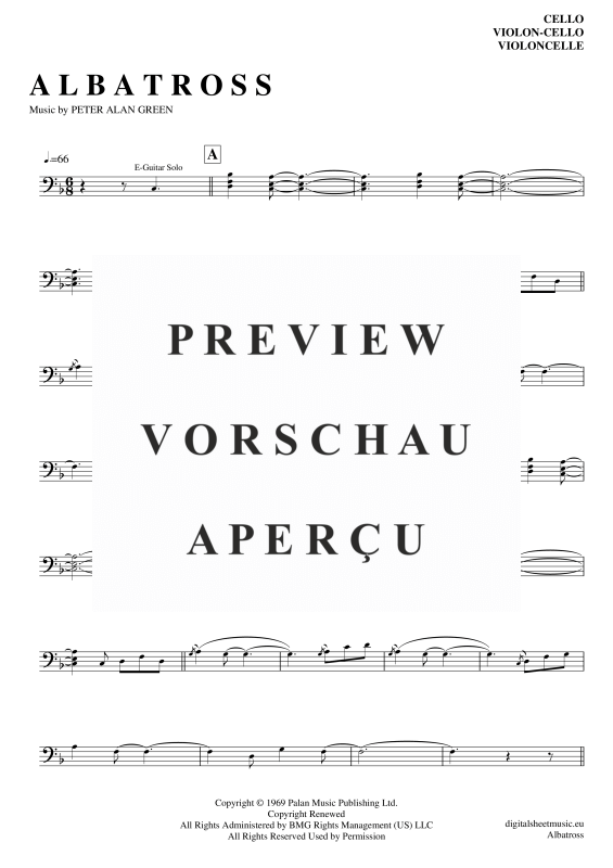 Produktgalerie: Seite 2 von 4 Albatross, Mac, Fleetwood, (Violoncello)