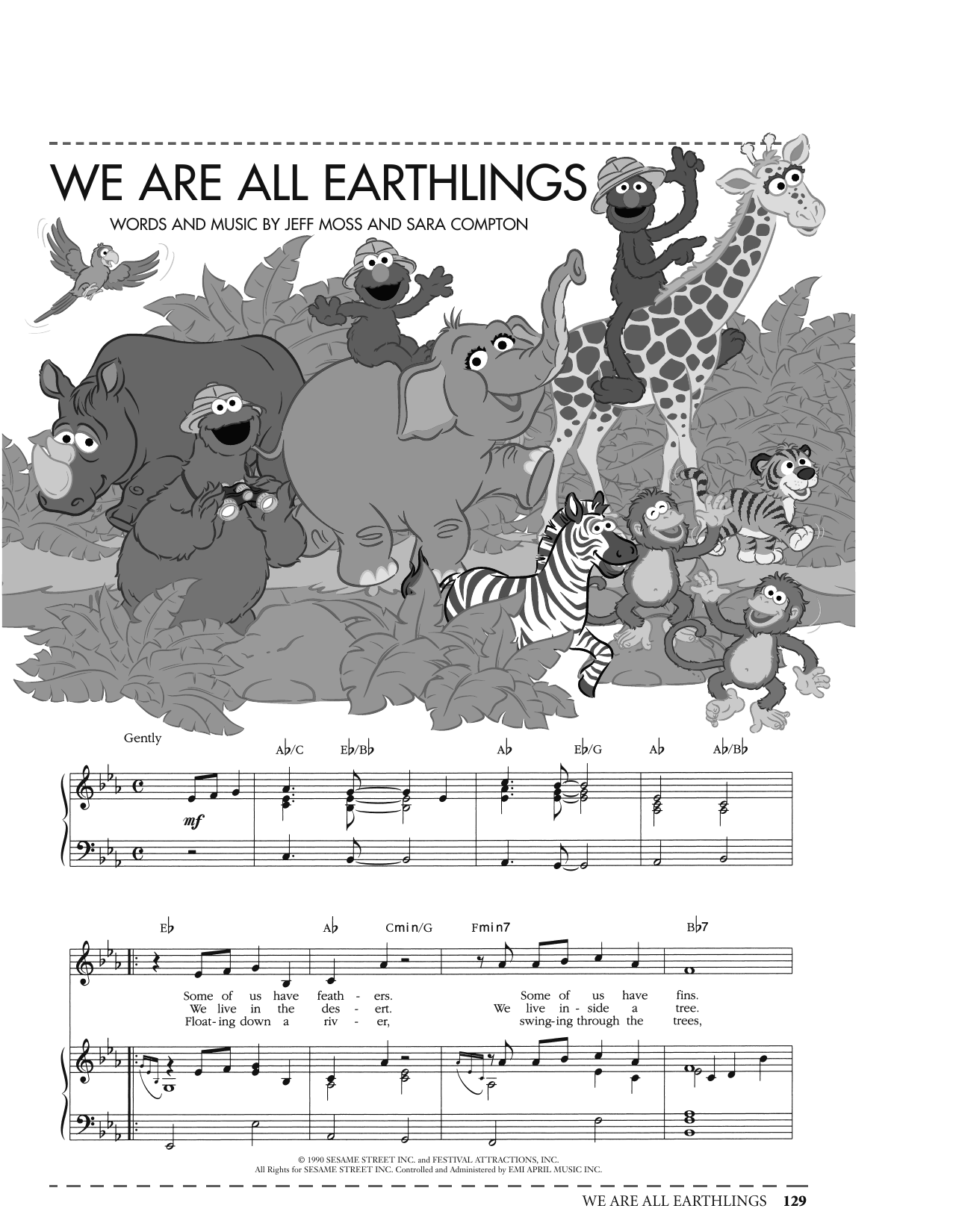 Produktbild zu: We Are All Earthlings (from Sesame Street)