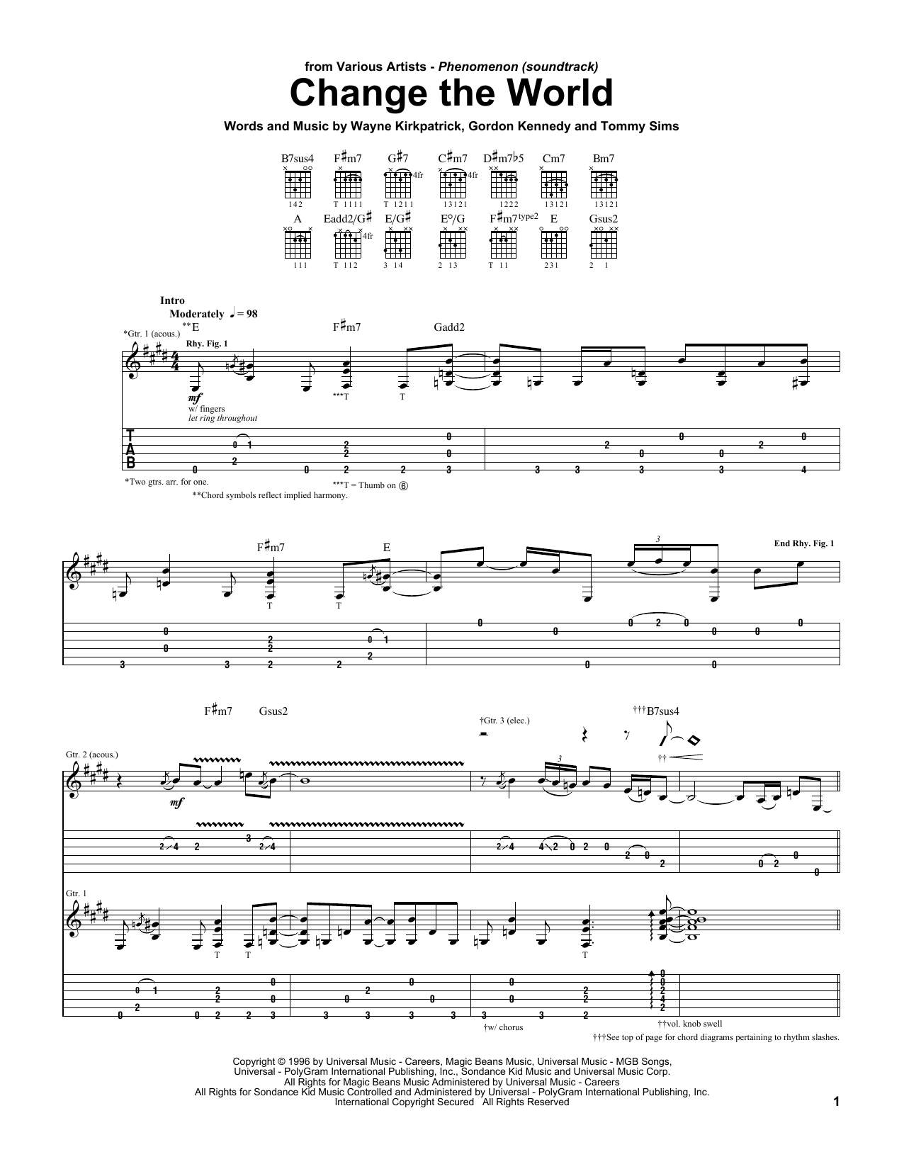 Product gallery: Page 1 of 1 Change The World, Eric Clapton