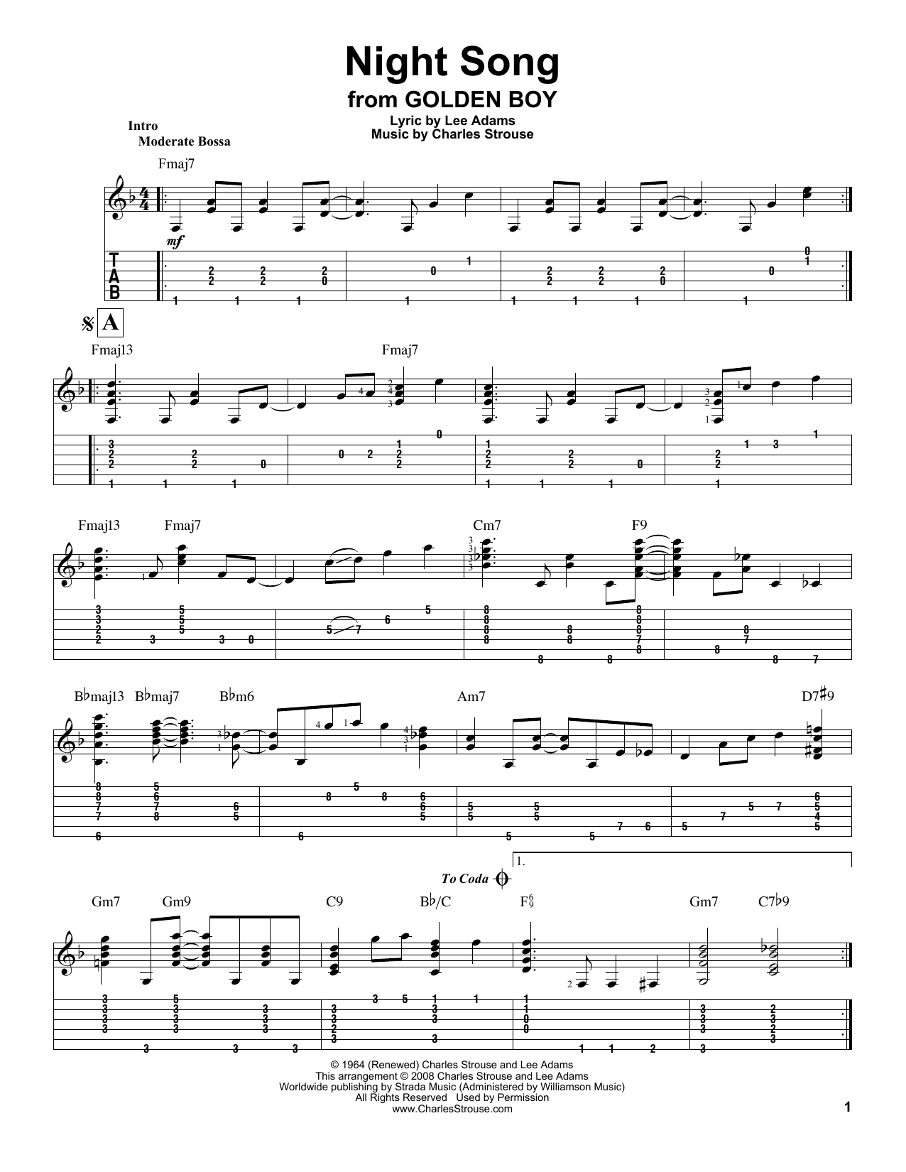 Produktbild zu: Night Song