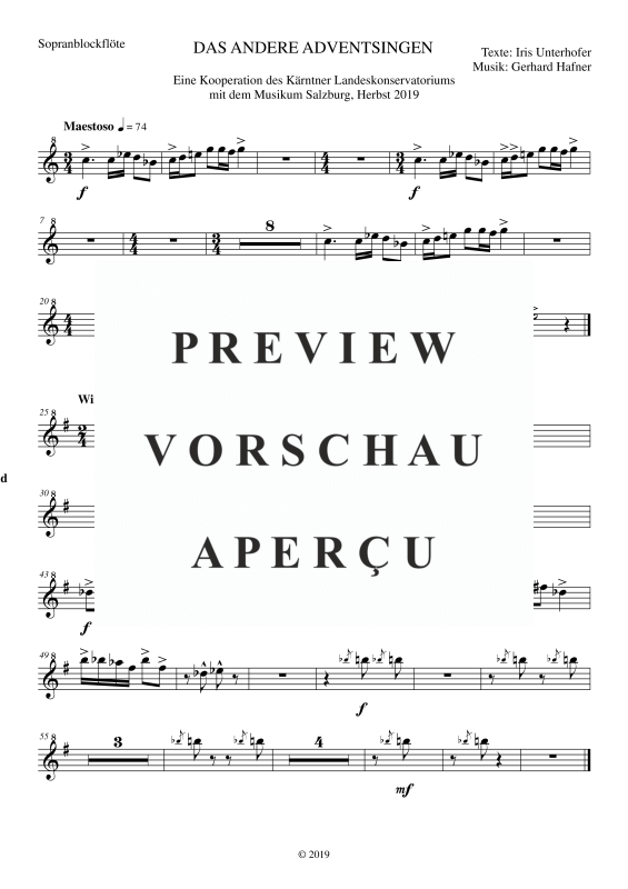 Product gallery: Page 11 of 11 Das andere Adventsingen, , (Mixed ensemble woodwinds, piano and percussion)
