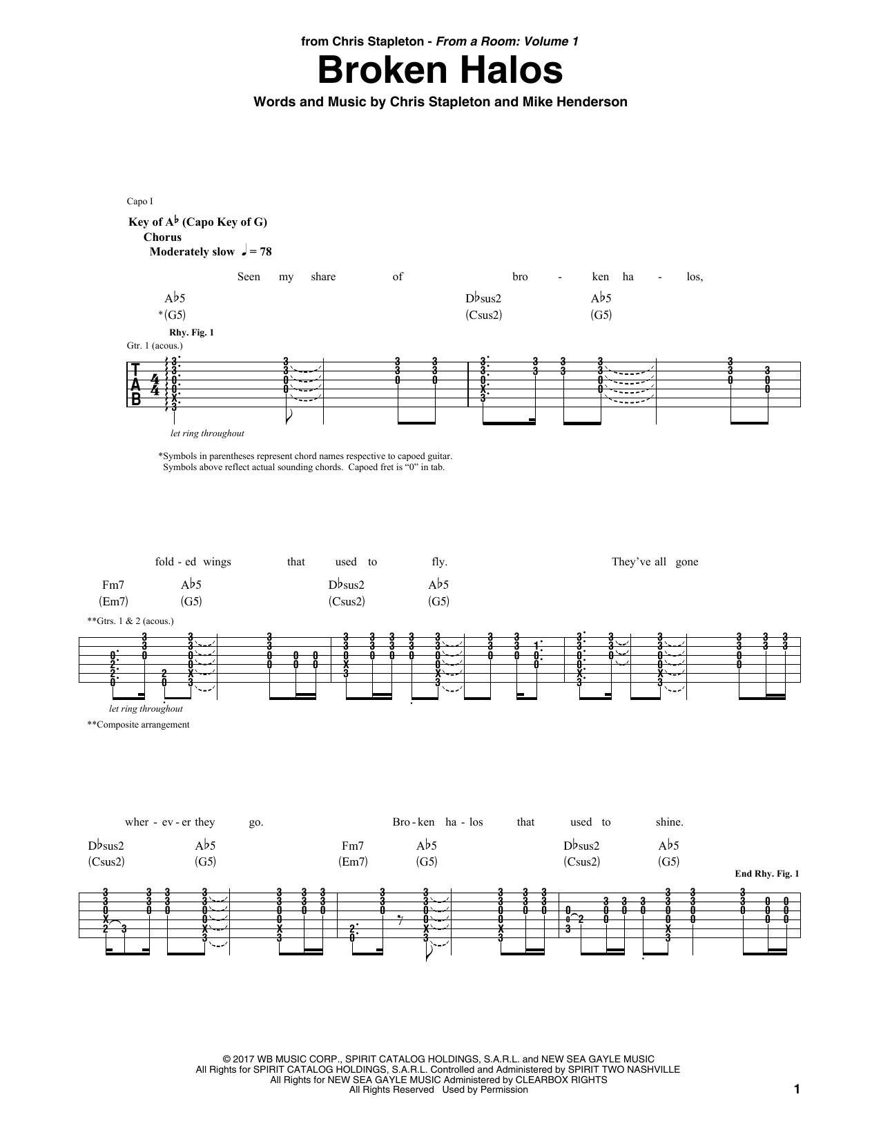 Product gallery: Page 1 of 1 Broken Halos, Chris Stapleton