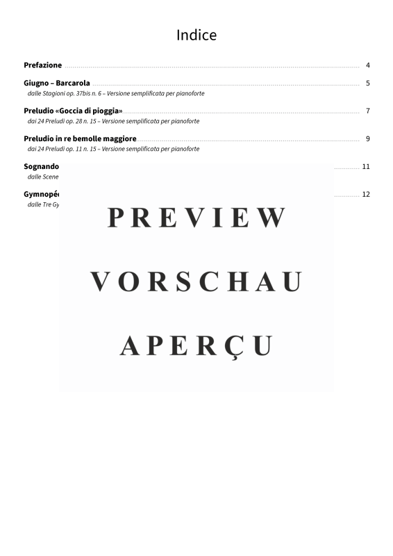 Produktgalerie: Seite 5 von 11 Gocce di pioggia sul pianoforte - Pezzi semplificati e delicati per i giorni grigi, , Klavier Solo