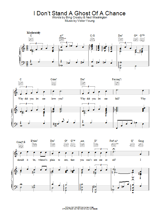 Produktbild zu: I Don't Stand A Ghost Of A Chance
