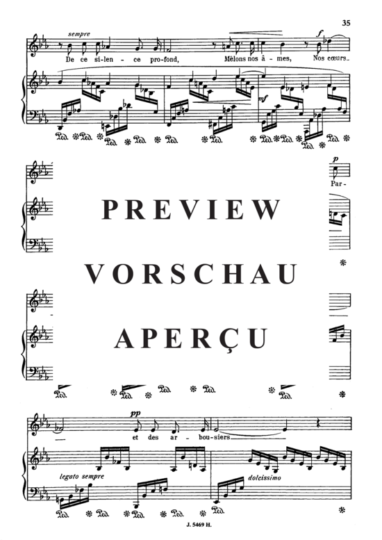 Product gallery: Page 3 of 6 En sourdine Op.58 No.2, , Medium Voice and Piano