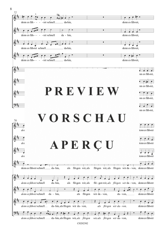 Product gallery: Page 9 of 11 Unser Leben währet siebenzig Jahr, , (mixed choir 8 voices)