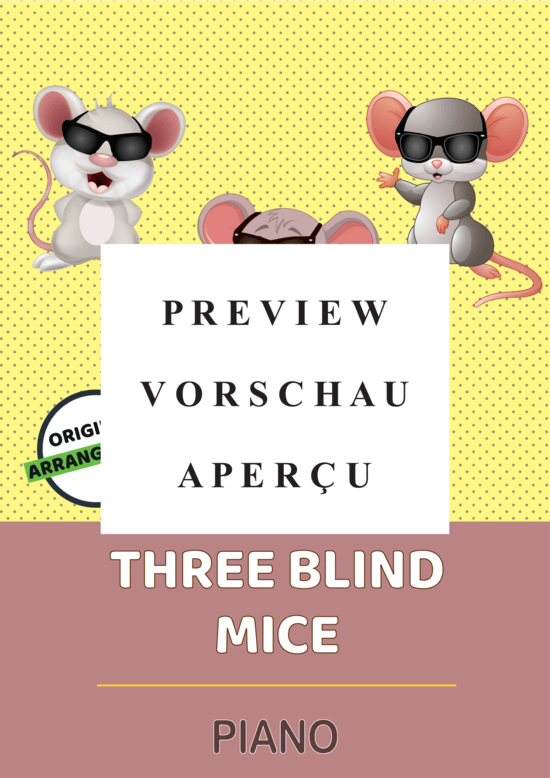 Produktgalerie: Seite 2 von 5 Three Blind Mice , , Klavier Solo