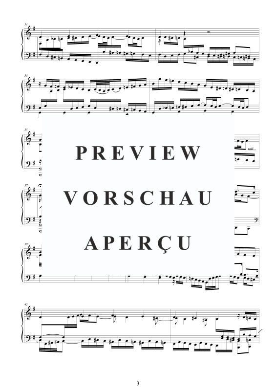 Produktgalerie: Seite 4 von 5 Fantasia in E-Moll BWV 665, , Klavier Solo