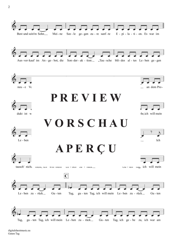 Product gallery: Page 3 of 7 Guten Tag (Die Reklamation) , Helden, Wir Sind, violin
