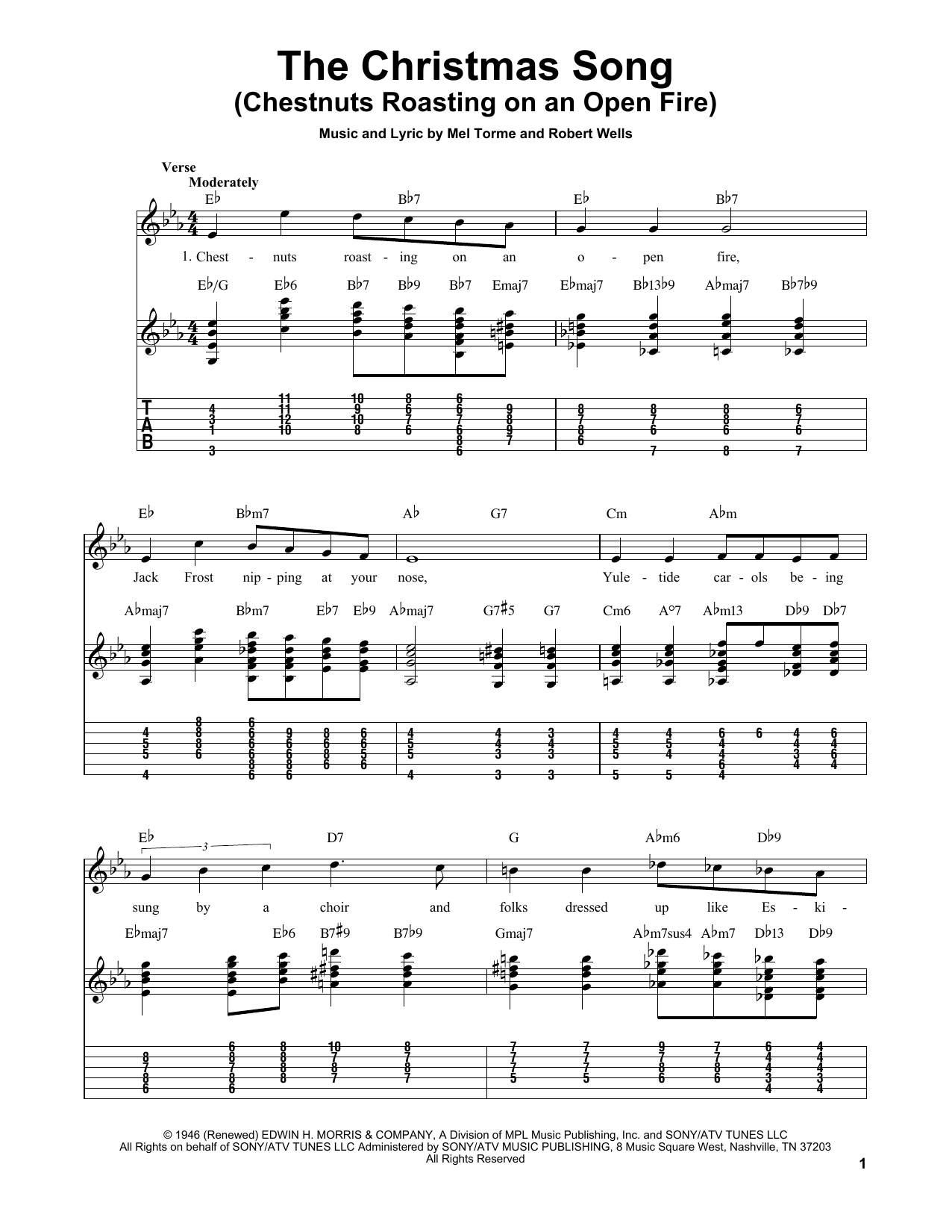 Product gallery: Page 1 of 1 The Christmas Song (Chestnuts Roasting On An Open Fire), Mel Torme