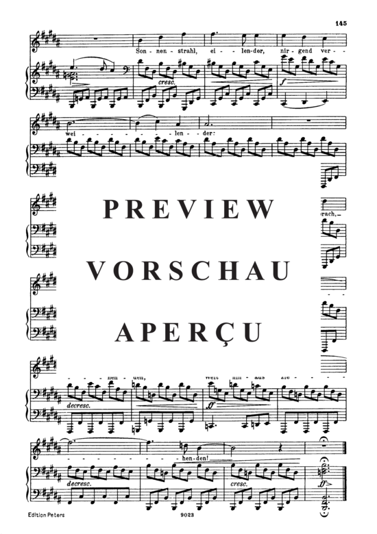 Product gallery: Page 5 of 5 In der Ferne D.957-6 (Schwanengesang), , High Voice and Piano