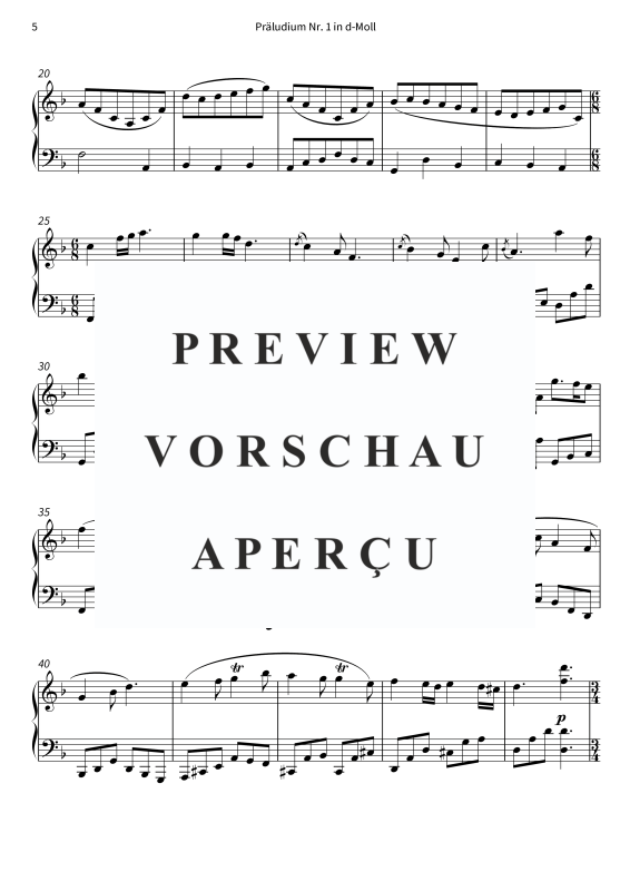 Produktgalerie: Seite 7 von 11 Vier Präludien, , Klavier Solo