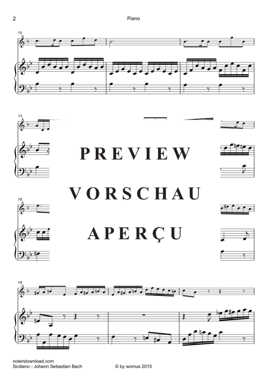 Produktgalerie: Seite 3 von 5 Siciliano , , (Englischhorn + Klavier/Orgel)