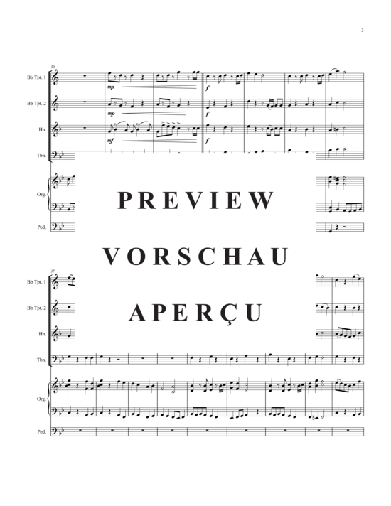 Produktgalerie: Seite 4 von 14 Festival Procession, , (2xTrompete in B, Horn in F, Posaune)