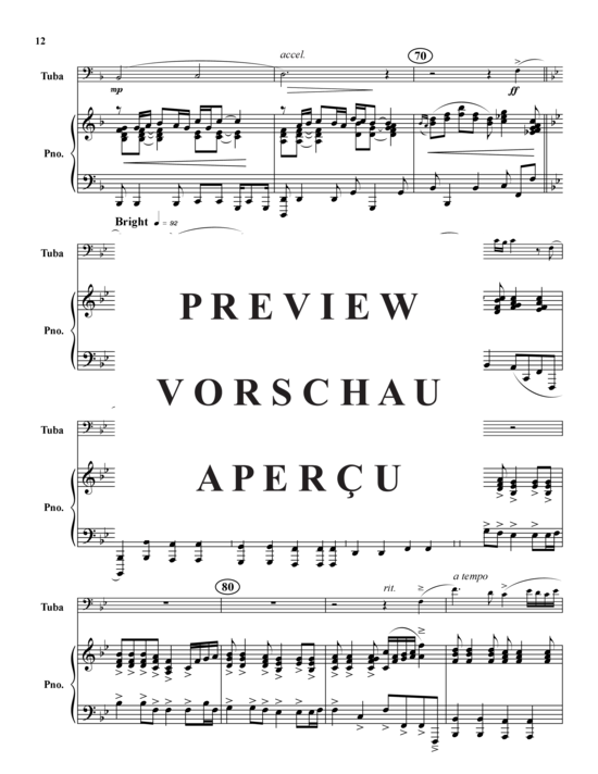 Product gallery: Page 13 of 18 2 Serenades , , (tuba + piano)