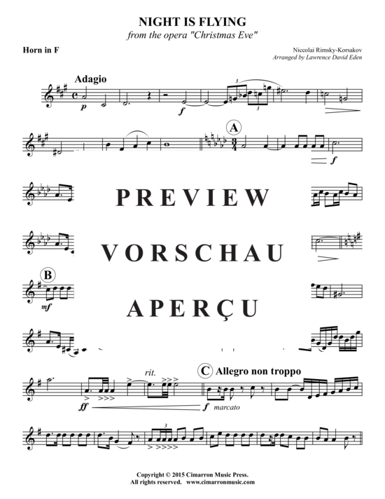 Produktgalerie: Seite 12 von 17 Night is Flying , , (Blechbläserquintett)