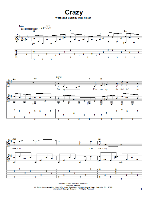 Produktgalerie: Seite 1 von 1 Crazy, Willie Nelson, Gitarre