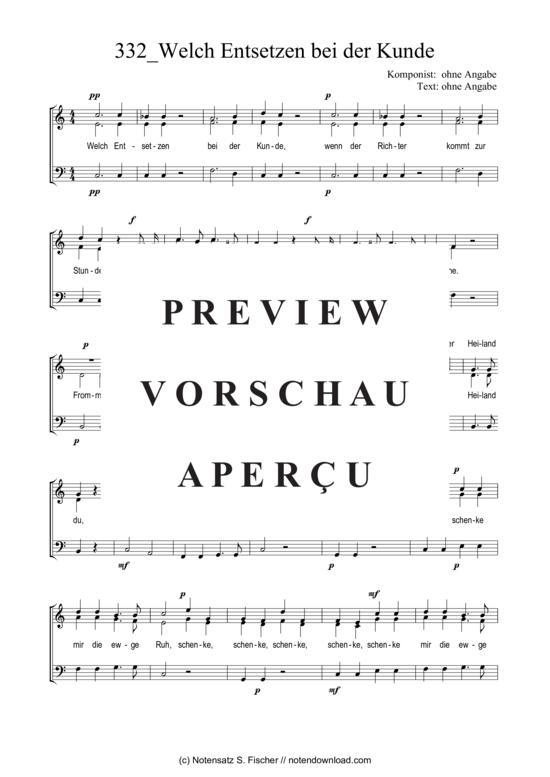 Product gallery: Page 2 of 3 Welch Entsetzen bei der Kunde , , (Mixed choir SAB)