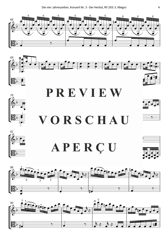 gallery: Die vier Jahreszeiten, Konzert Nr. 3 - Der Herbst - 3. Allegro, The Twiolins, (Duett Violine + Viola)