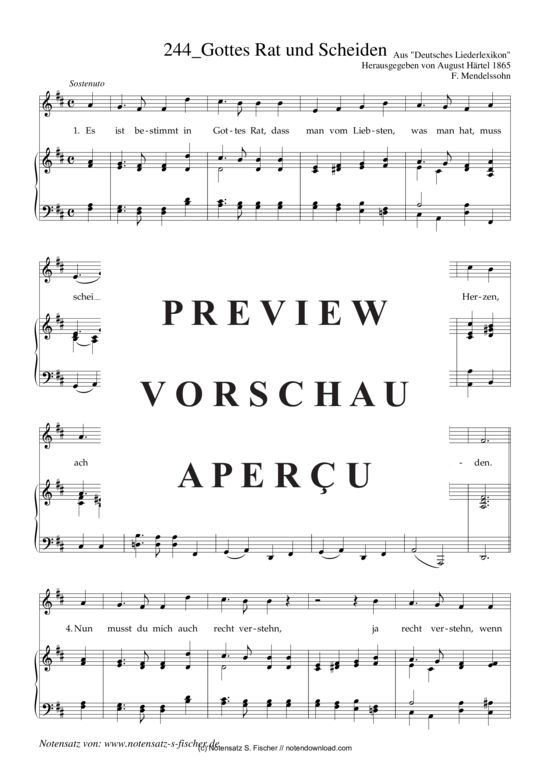 Product gallery: Page 2 of 3 Gottes Rat und Scheiden , , Piano and Voice