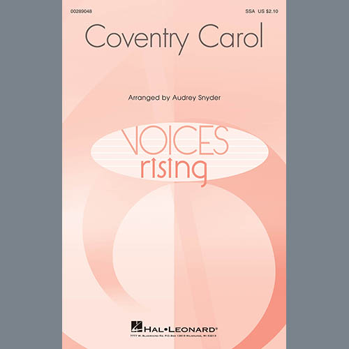 Produktbild zu: Coventry Carol