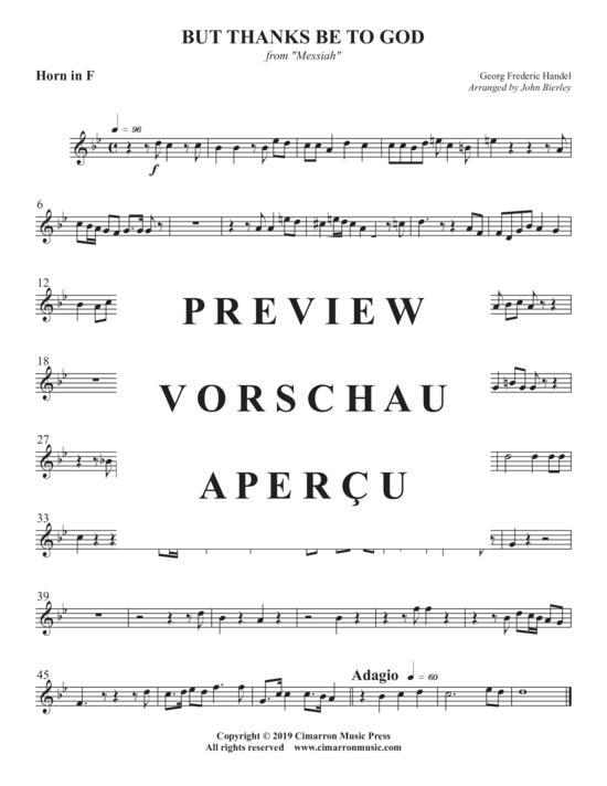 Produktgalerie: Seite 8 von 10 But Thanks Be To God , , (Blechbläser Quintett)