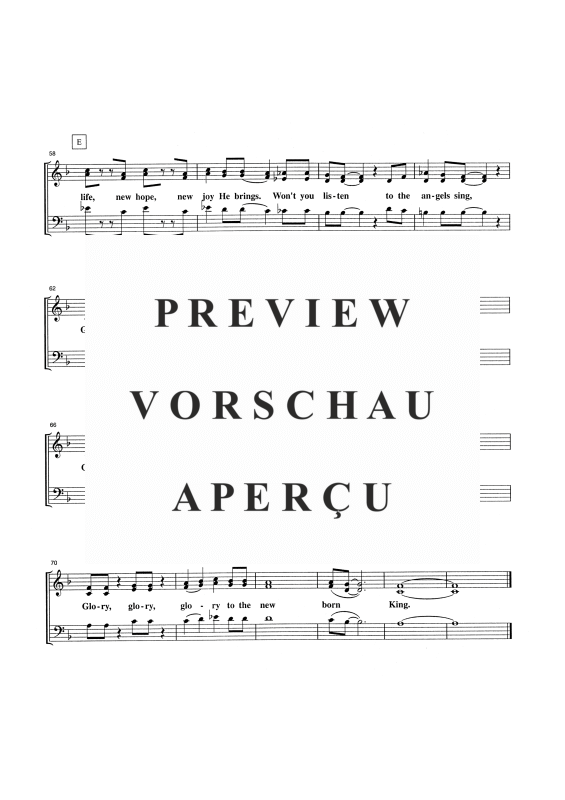 gallery: Jesus, O What a Wonderful Child, , Gemischter Chor SAB, Solo und Klavier