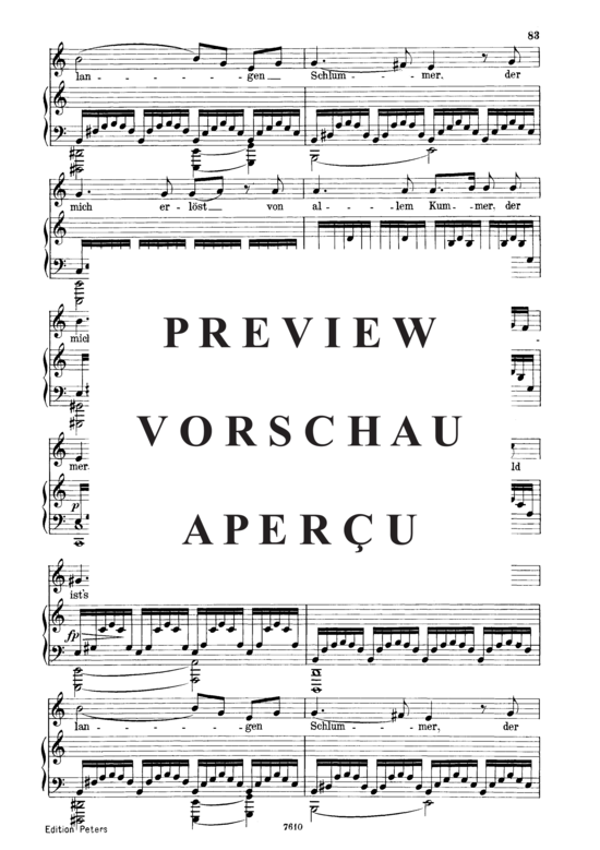Product gallery: Page 3 of 5 Nachstück D.672, , Low Voice and Piano