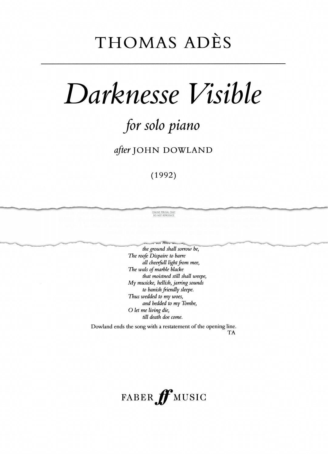gallery: Darknesse Visible, Thomas Adès
