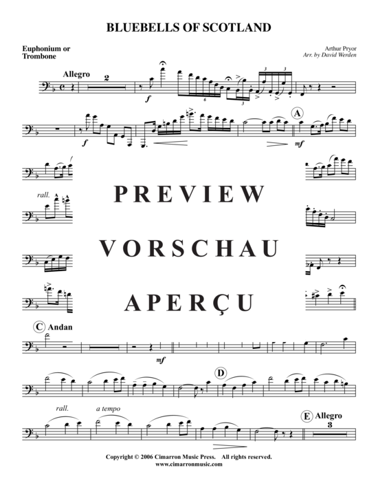 Produktgalerie: Seite 12 von 21 Blue Bells of Scotland , , (Blechbläserquintett)