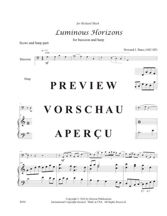 Produktgalerie: Seite 4 von 21 Luminous Horizons , , (Fagott und Harfe)